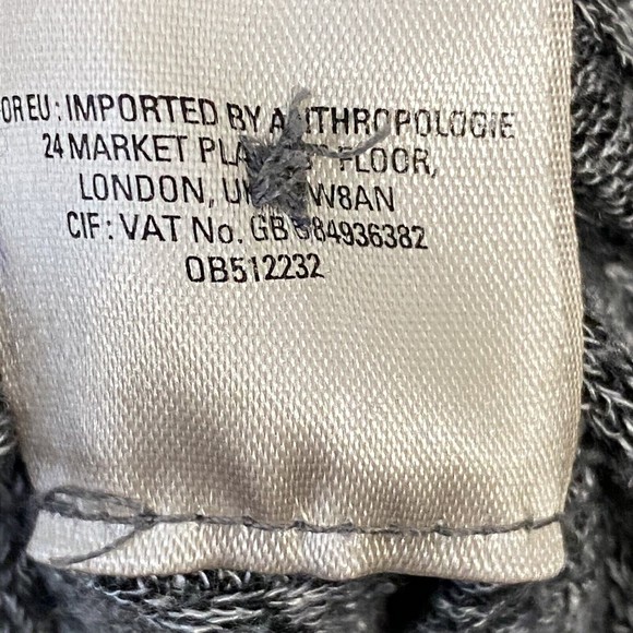 Anthropologie Saturday Sunday Cardigan Size S Semana Gray Duster OB512232 - Picture 8 of 8